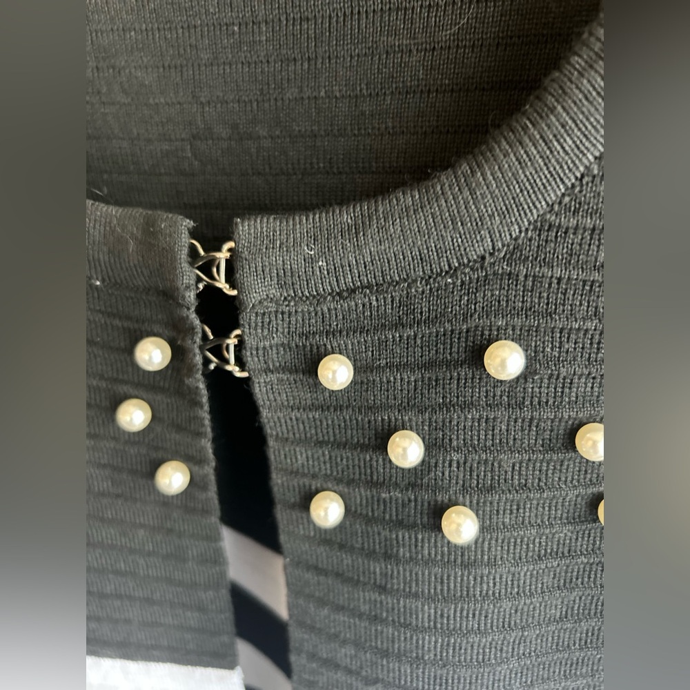 Goa pearl embellished long cardigan - Picture 13 of 14